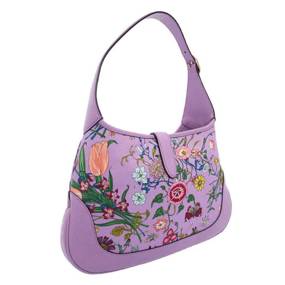 Gucci Bag Shoulder Jackie Hobo Semi Floral Flower
